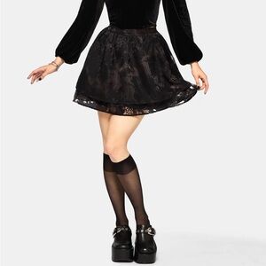 DISTURBIA Spectre Layered Mini Skirt